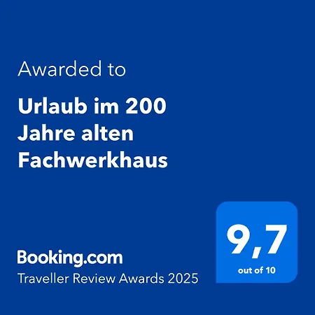 Urlaub Im 200 Jahre Alten Fachwerkhaus